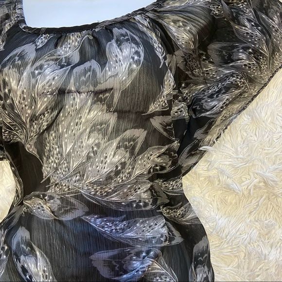 Full Tilt women’s black and grey Blouse, size L - Picture 3 of 7